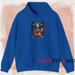 1997 Batman and Robin Movie Promo T-shirt 2 1997 Batman And Robin Movie Promo T shirt Blue Hoodie