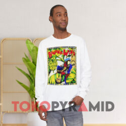 1997 Jimmy Buffett Banana Wind Tour Double Sided White Long sleeved Front