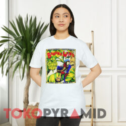 1997 Jimmy Buffett Banana Wind Tour Double Sided White T shirt Front