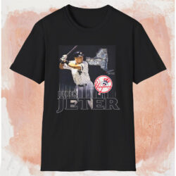 1997 New York Yankees Derek Jeter Tee Black T shirt
