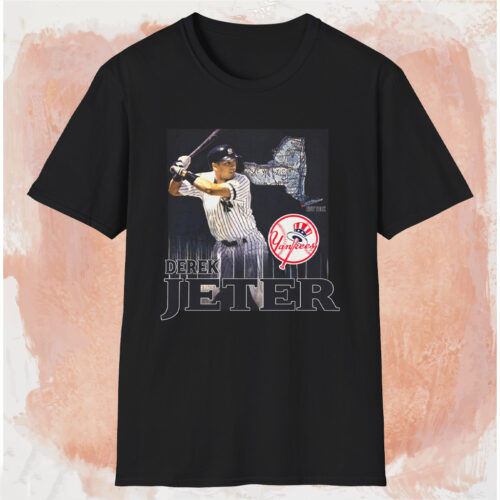 1997 New York Yankees Derek Jeter Tee Black T shirt 1997 New York Yankees Derek Jeter Tee Black T shirt