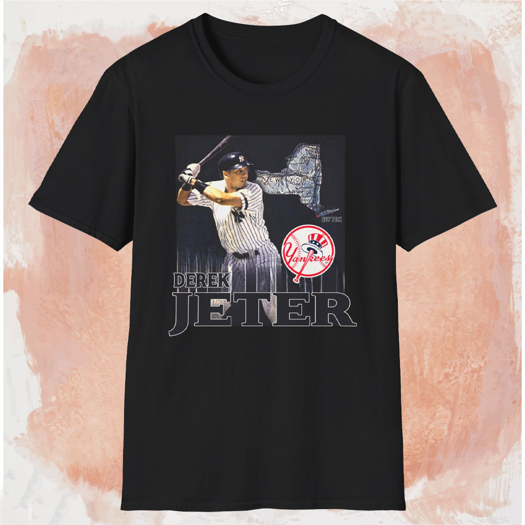1997 New York Yankees Derek Jeter Tee Black T shirt 1997 New York Yankees Derek Jeter Tee Black T shirt
