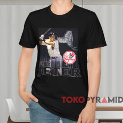 1997 New York Yankees Derek Jeter Tee Black T shirt
