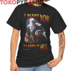 1997 Spawn Violator Clown I Want You To Burn In Hell Shirt