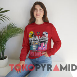 1997 Super Bowl XXXI Packers vs Patriots NFL T-Shirt 3 1997 Super Bowl Xxxi Packers Vs Patriots Nfl T shirt Red Sweatshirt