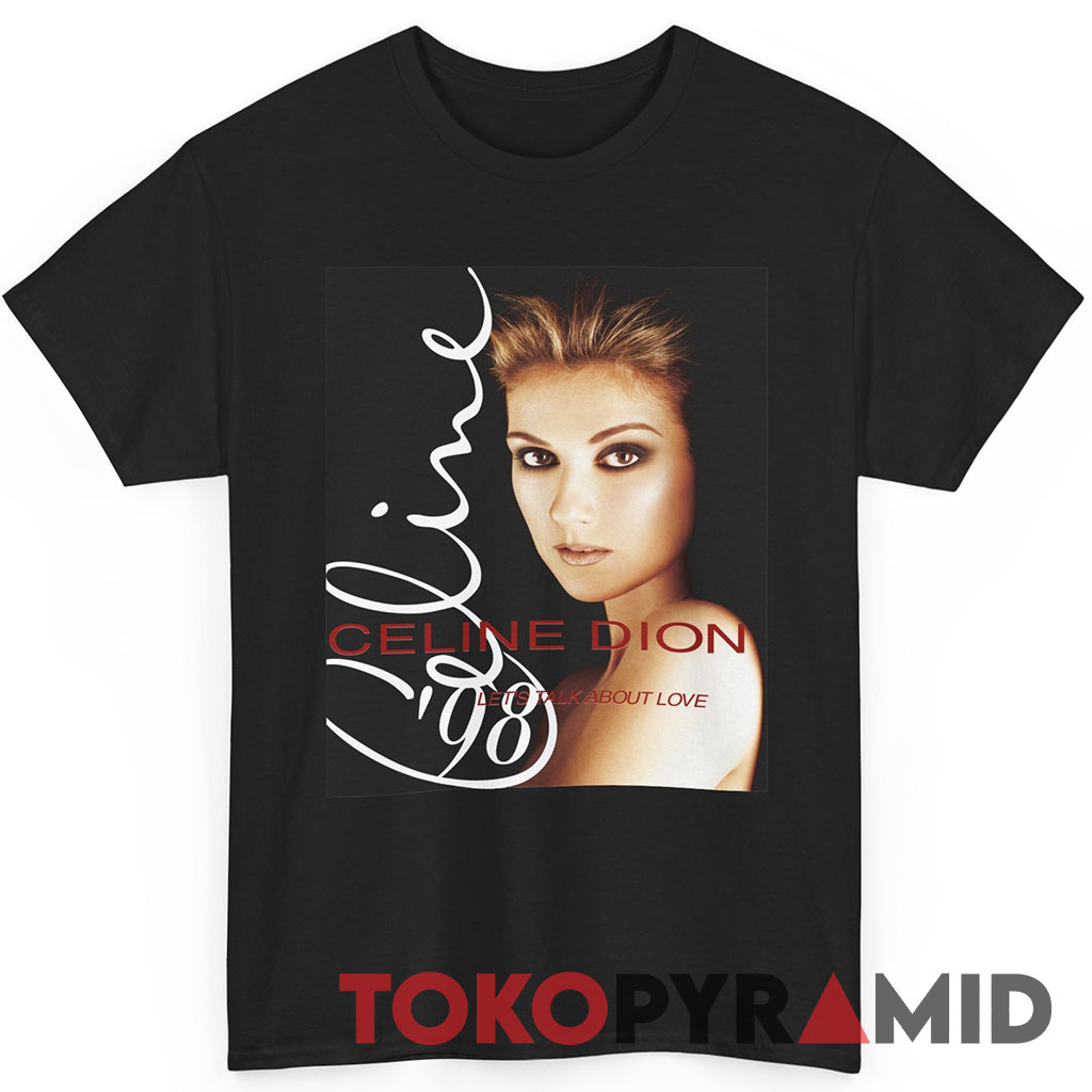 1998 Celine Dion Let's Talk About Love Shirt 1998 Celine Dion Let's Talk About Love Shirt