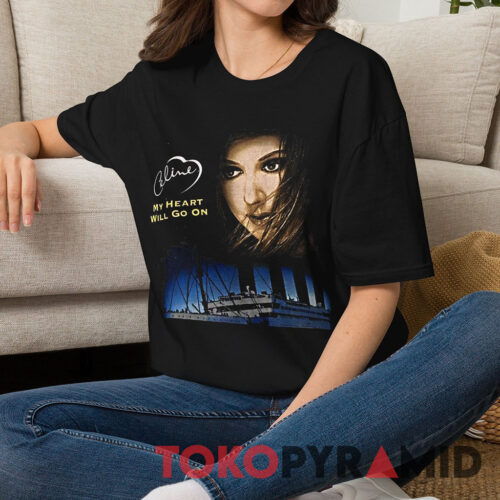 1998 Celine Dion My Heart Will Go On Tee