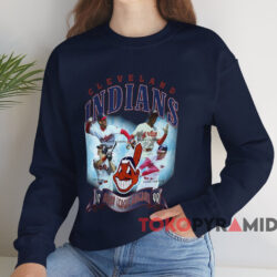 1998 Cleveland Indians Major League Baseball Shirt 3 1998 Cleveland Indians Major League Baseball Shirt Navy Sweatshirt