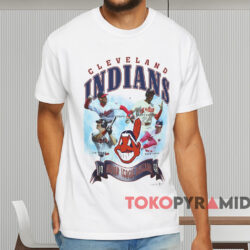 1998 Cleveland Indians Major League Baseball Shirt White T shirt