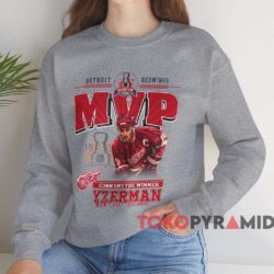 1998 Detroit Red Wings MVP Steve Yzerman Shirt 3 1998 Detroit Red Wings Mvp Steve Yzerman Shirt Grey Sweatshirt