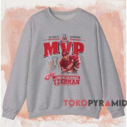 1998 Detroit Red Wings MVP Steve Yzerman Shirt 4 1998 Detroit Red Wings Mvp Steve Yzerman Shirt Grey Sweatshirt