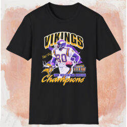 1998 Minnesota Vikings Super Bowl Xxxiii Champions Shirt Black T shirt