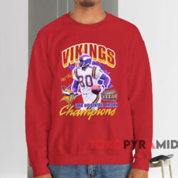 1998 Minnesota Vikings Super Bowl XXXIII Champions Shirt 4 1998 Minnesota Vikings Super Bowl Xxxiii Champions Shirt Red Sweatshirt