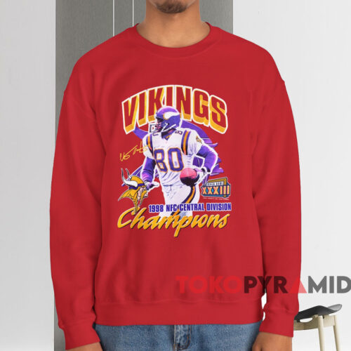 1998 Minnesota Vikings Super Bowl Xxxiii Champions Shirt Red Sweatshirt 1998 Minnesota Vikings Super Bowl Xxxiii Champions Shirt Red Sweatshirt