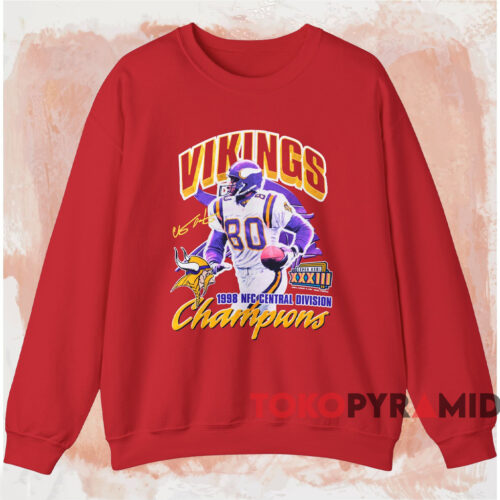 1998 Minnesota Vikings Super Bowl Xxxiii Champions Shirt Red Sweatshirt 1998 Minnesota Vikings Super Bowl Xxxiii Champions Shirt Red Sweatshirt