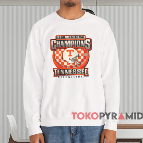1998 National Champions Tennessee Volunteers Shirt White Sweatshirt 1998 National Champions Tennessee Volunteers Shirt White Sweatshirt