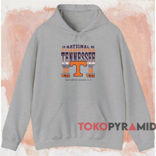 1998 Tennessee National Champions Perfect Season Shirt Grey Hoodie 1998 Tennessee National Champions Perfect Season Shirt Grey Hoodie