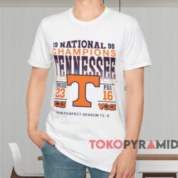 1998 Tennessee National Champions Perfect Season Shirt White T shirt