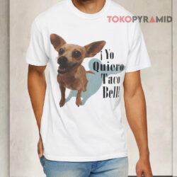 1998 Vintage Chihuahua Dog Yo Quiero Taco Bell White T shirt