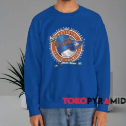 1999 Atlanta Braves National League Champions Shirt Blue Sweatshirt