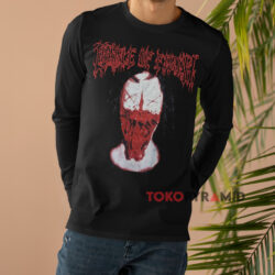 1999 Cradle Of Filth Tearing The Face Off The U s & Canada Black Long sleeved