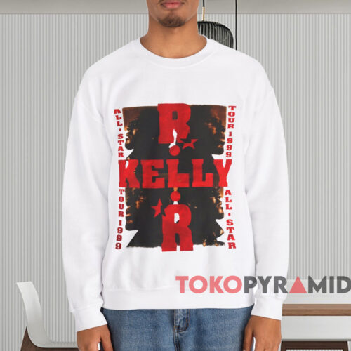 1999 R Kelly All Star Tour T shirt White Sweatshirt 1999 R Kelly All Star Tour T shirt White Sweatshirt