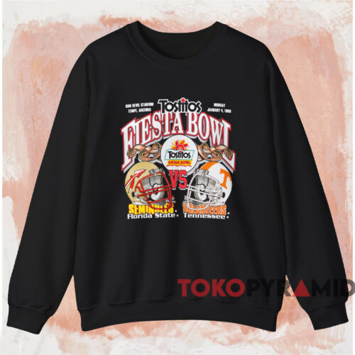 1999 Seminoles Vs Volunteers Fiesta Bowl Shirt Black Sweatshirt 1999 Seminoles Vs Volunteers Fiesta Bowl Shirt Black Sweatshirt