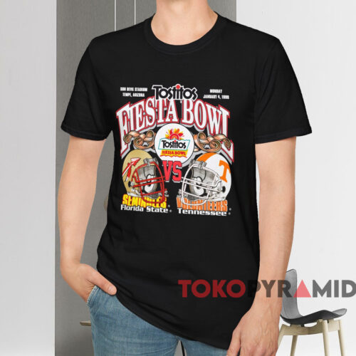 1999 Seminoles Vs Volunteers Fiesta Bowl Shirt Black T shirt 1999 Seminoles Vs Volunteers Fiesta Bowl Shirt Black T shirt