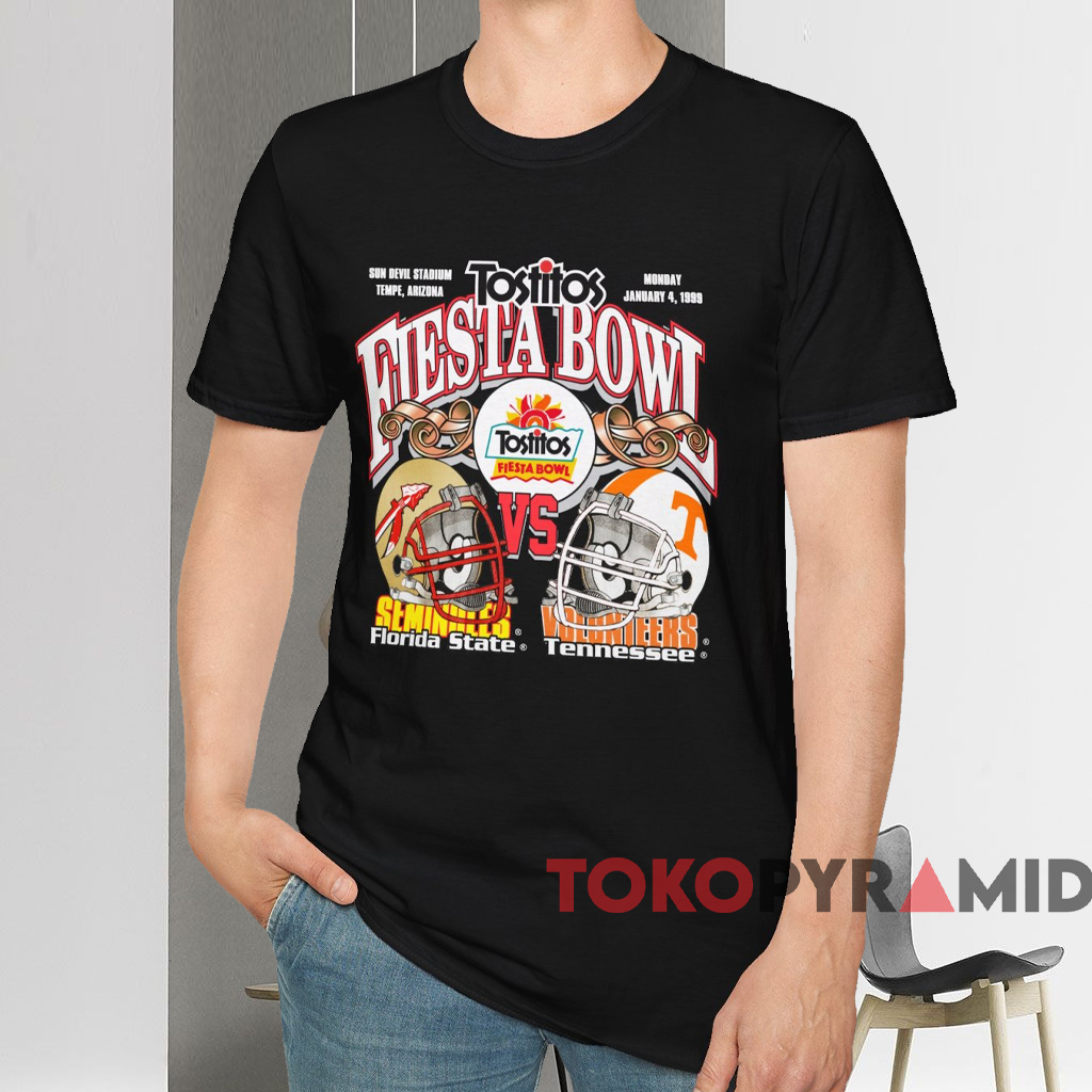 1999 Seminoles Vs Volunteers Fiesta Bowl Shirt Black T shirt 1999 Seminoles Vs Volunteers Fiesta Bowl Shirt Black T shirt