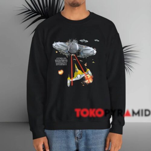 1999 Star Wars Episode Movie Shirt Black Sweatshirt