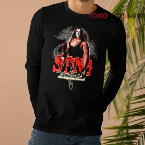 1999 Vintage Sting Shirt Wcw Long sleeved 1999 Vintage Sting Shirt Wcw Long sleeved