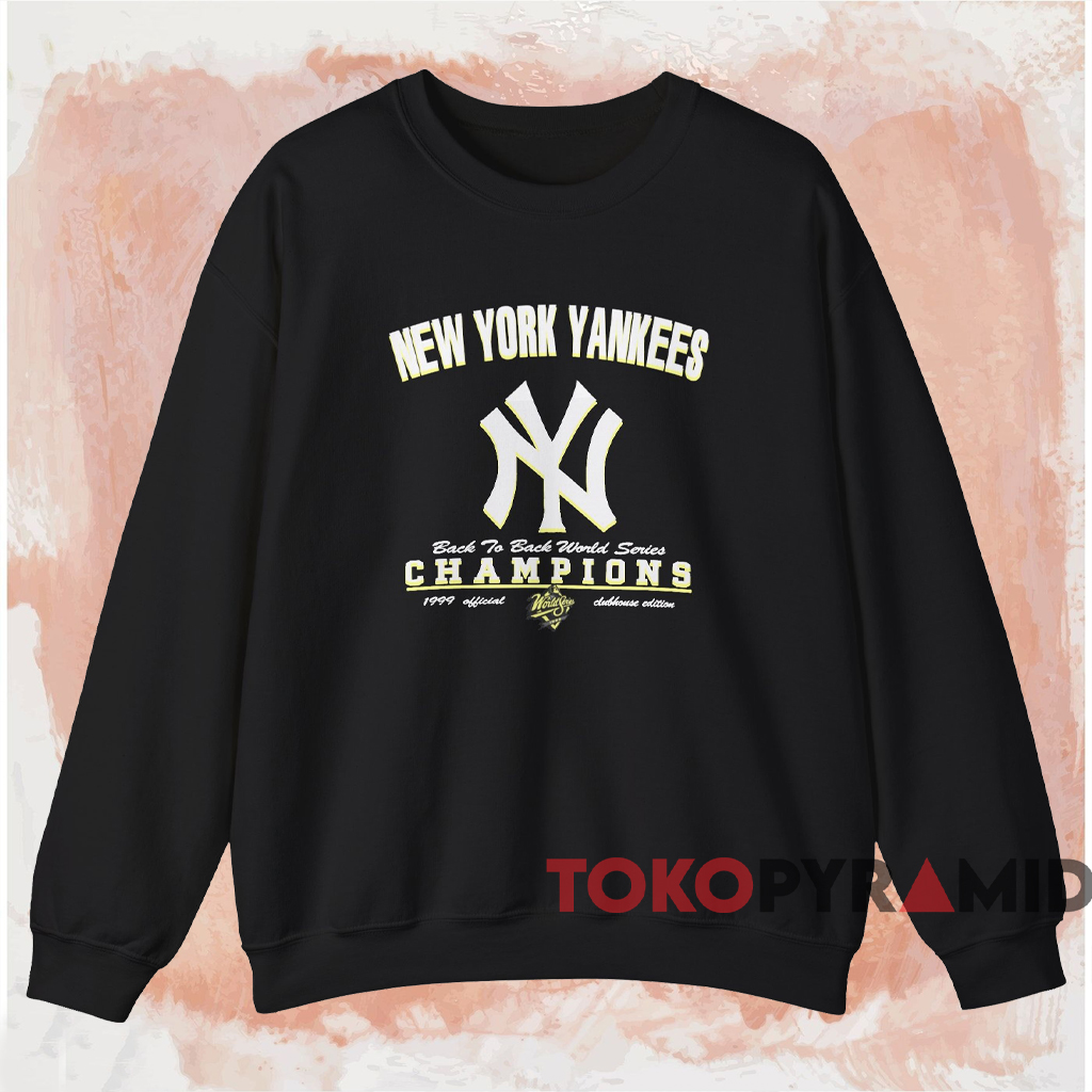 1999 Yankees Back2back World Series Shirt Black Sweatshirt 1999 Yankees Back2back World Series Shirt Black Sweatshirt