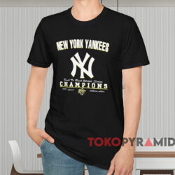1999 Yankees Back2back World Series Shirt Black T shirt