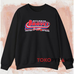 2000 Atlanta Braves National League Shirt 4 2000 Atlanta Braves National League Shirt Black Sweatshirt