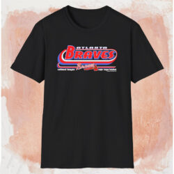 2000 Atlanta Braves National League Shirt Black T shirt