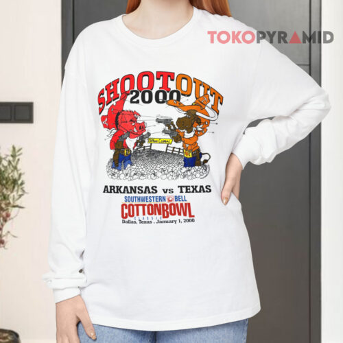 2000 Cotton Bowl Shoot Out Arkansas Vs Texas Long sleeved