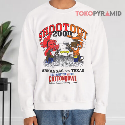 2000 Cotton Bowl Shoot Out Arkansas Vs Texas Sweatshirt
