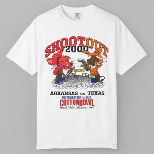 2000 Cotton Bowl Shoot Out Arkansas Vs Texas T shirt