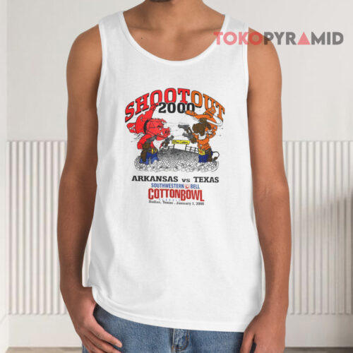 2000 Cotton Bowl Shoot Out Arkansas Vs Texas Tank Top