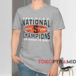 2000 Michigan State Spartans The Magic Is Back Shirt Grey T shirt