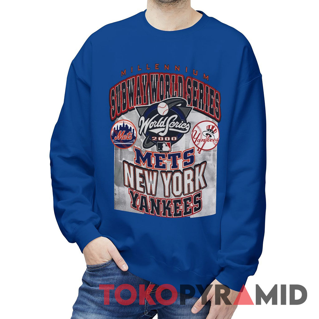 2000 Millennium Subway World Series Shirt Met New York Yankees Sweatshirt 2000 Millennium Subway World Series Shirt Met New York Yankees Sweatshirt