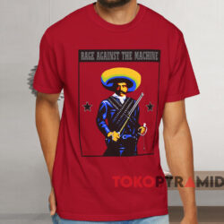 2000 Rage Against The Machine Emiliano Zapata T shirt Red T shirt