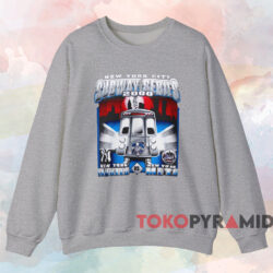 2000 Yankees vs Mets Subway Series Shirt 4 2000 Yankees Vs Mets Subway Series Shirt Grey Sweatshirt