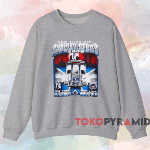 2000 Yankees Vs Mets Subway Series Shirt Grey Sweatshirt
