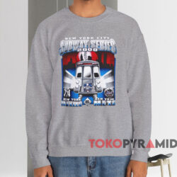 2000 Yankees vs Mets Subway Series Shirt 3 2000 Yankees Vs Mets Subway Series Shirt Grey Sweatshirt