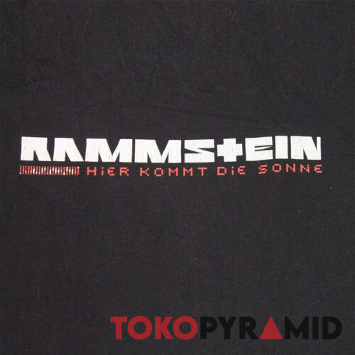 2000s Rammstein Hier Kommt Die Sonne Shirt Back