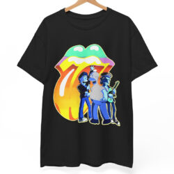 2000s Vintage Rolling Stones The Simpsons Homer Jay Simpson Rare Shirt