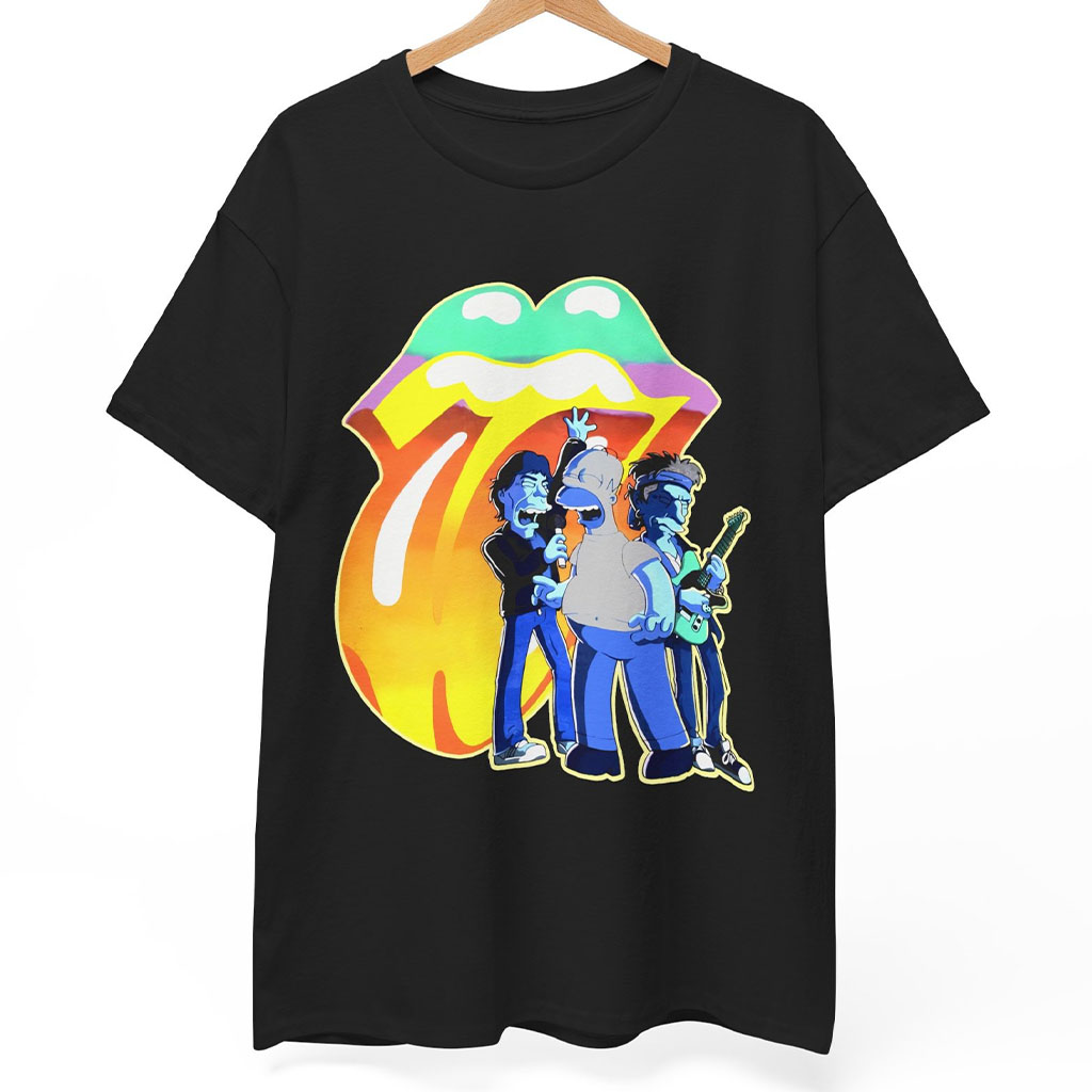 2000s Vintage Rolling Stones The Simpsons Homer Jay Simpson Rare Shirt 2000s Vintage Rolling Stones The Simpsons Homer Jay Simpson Rare Shirt