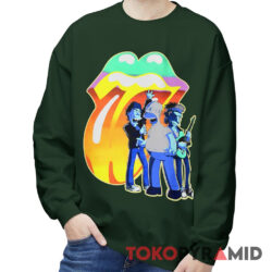 2000s Vintage Rolling Stones The Simpsons Homer Jay Simpson Rare Sweatshirt