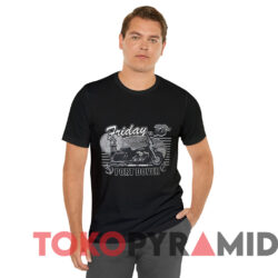 2001 Bad To The Bone Friday 13th Port Dover T shirt Black T shirt